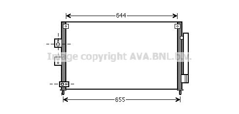 AVA QUALITY COOLING Конденсатор, кондиционер HD5227D